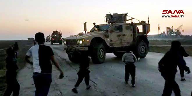 سورية: هجوم بالقذائف الصاروخية يستهدف قاعدة للاحتلال الأمريكي في الحسكة