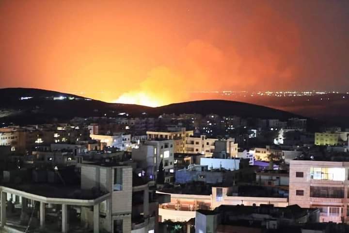 عدوان إسرائيلي استهدف محيط مدينتي حماة وطرطوس