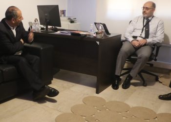 القيادة العامة للجبهة الشعبية تزور قناة الميادين