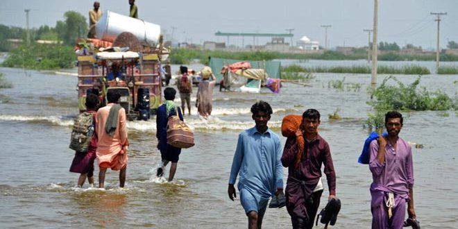 باكستان: مصرع 36 شخصاً جراء الفيضانات فى المنطقة
