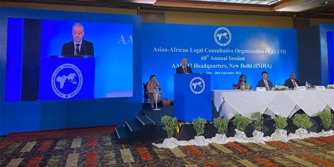 الخطيب: سورية حريصة على الدفاع عن القضية الفلسطينية والقانون الدولي والقيم الإنسانية