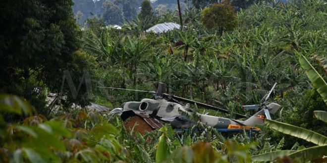 تحطم مروحية عسكرية غرب أوغندا