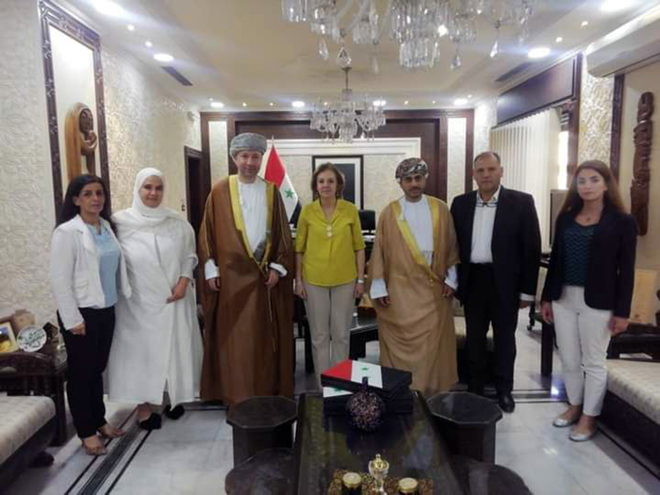 مباحثات حول إعارة قطع أثرية سورية تضررت أثناء الحرب لترمم وتعرض في سلطنة عمان