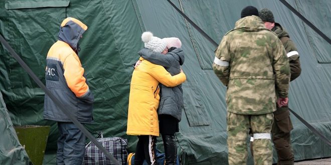 أكثر من 14 ألف شخص يعبرون من دونباس إلى روسيا خلال الـ 24 ساعة الماضية